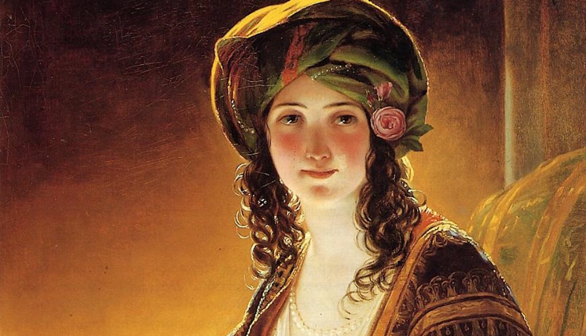 Friedrich von Amerling-orientalwoman-hst-94-5x31-1-pc-th 2